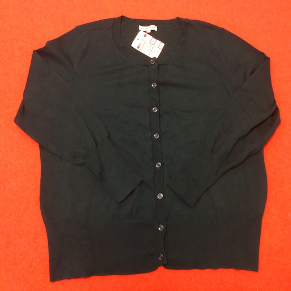 Le Grenier Les evades green minimalist cardi NWT - Picture 4 of 9